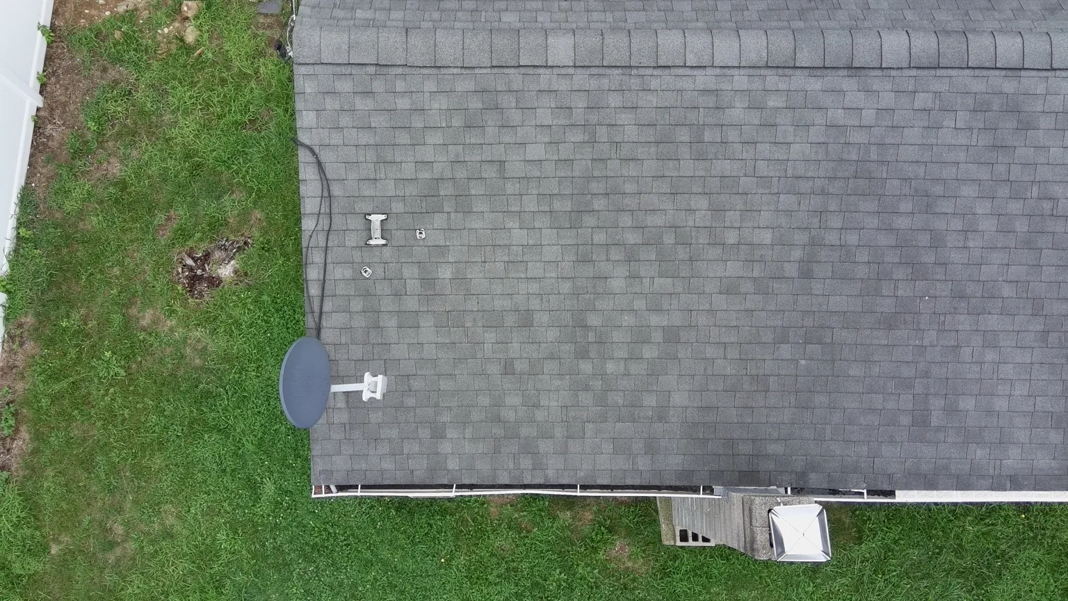 General shingle aging found during roof inspection in Bellport, NY
