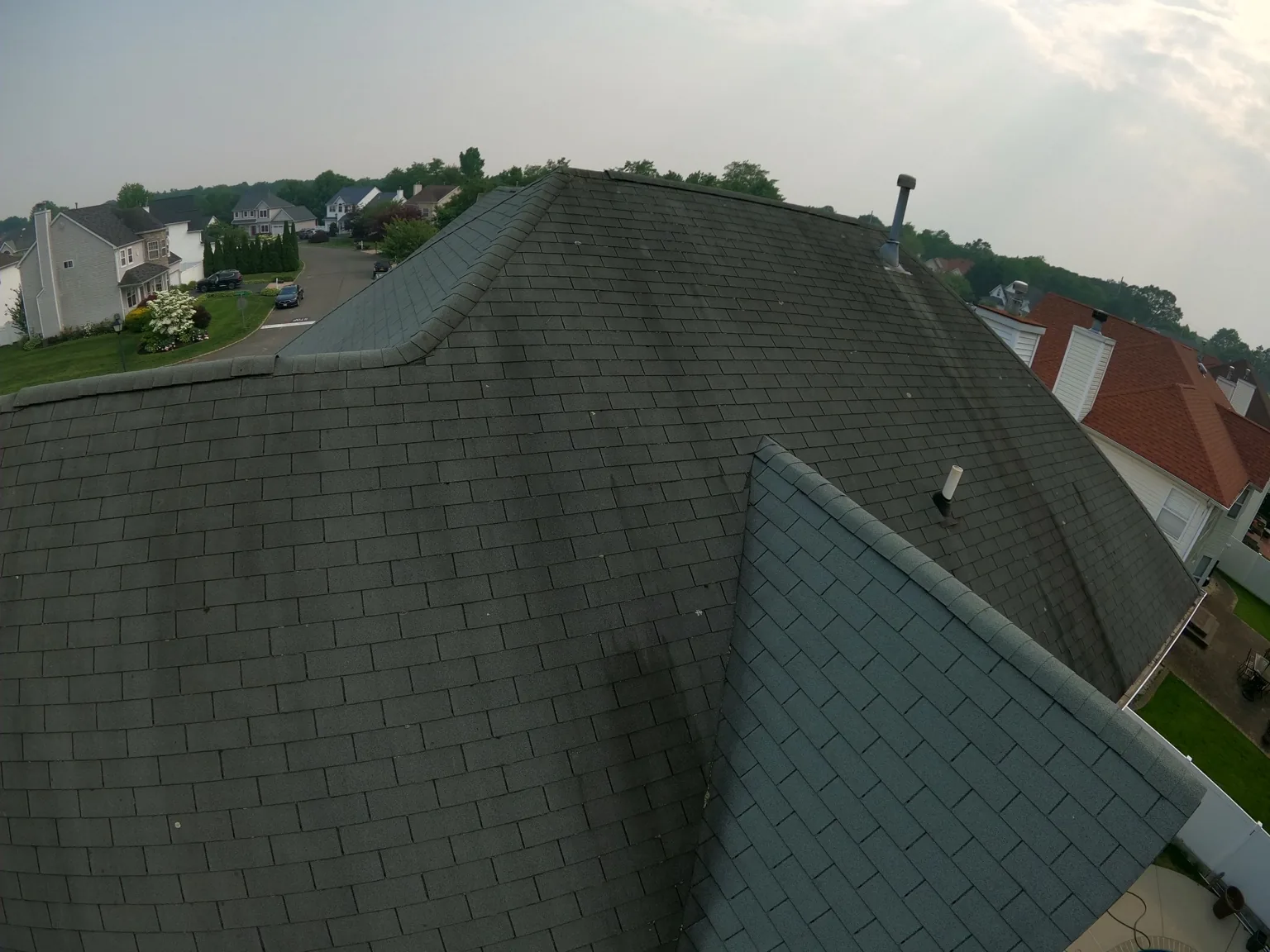 Holtsville NY Roof Slope Overview in Holtsville, NY