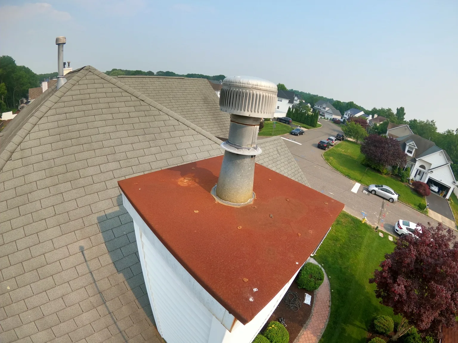 Holtsville NY Rusted Chimney Cap in Holtsville, NY